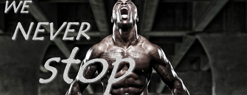 we never stop bodybuilding